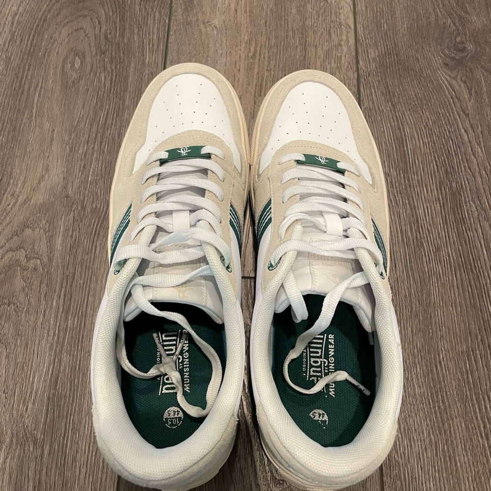 Original Penguin White and Green Sneakers - Picture 4 of 7